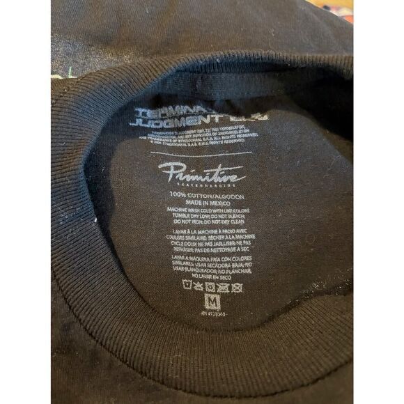 NWOT Primitive Skateboarding Terminator Judgement Day Graphic Tee T-Shirt Blk M - Picture 8 of 8